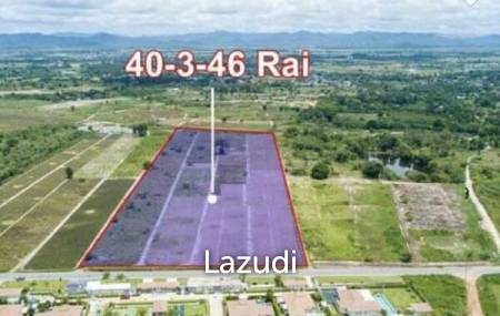 Good land of just over 40 Rai for Developing of housing projects. 