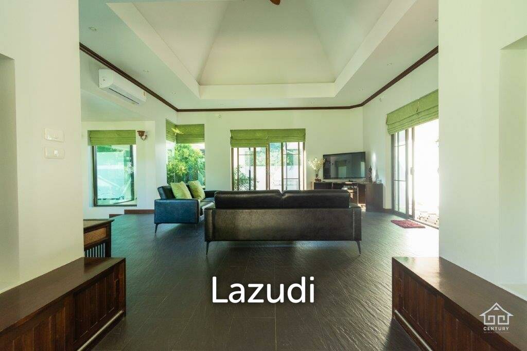 GROVE RESIDENCES : Beautiful Bali Style 3 bed pool villa on large land Plot