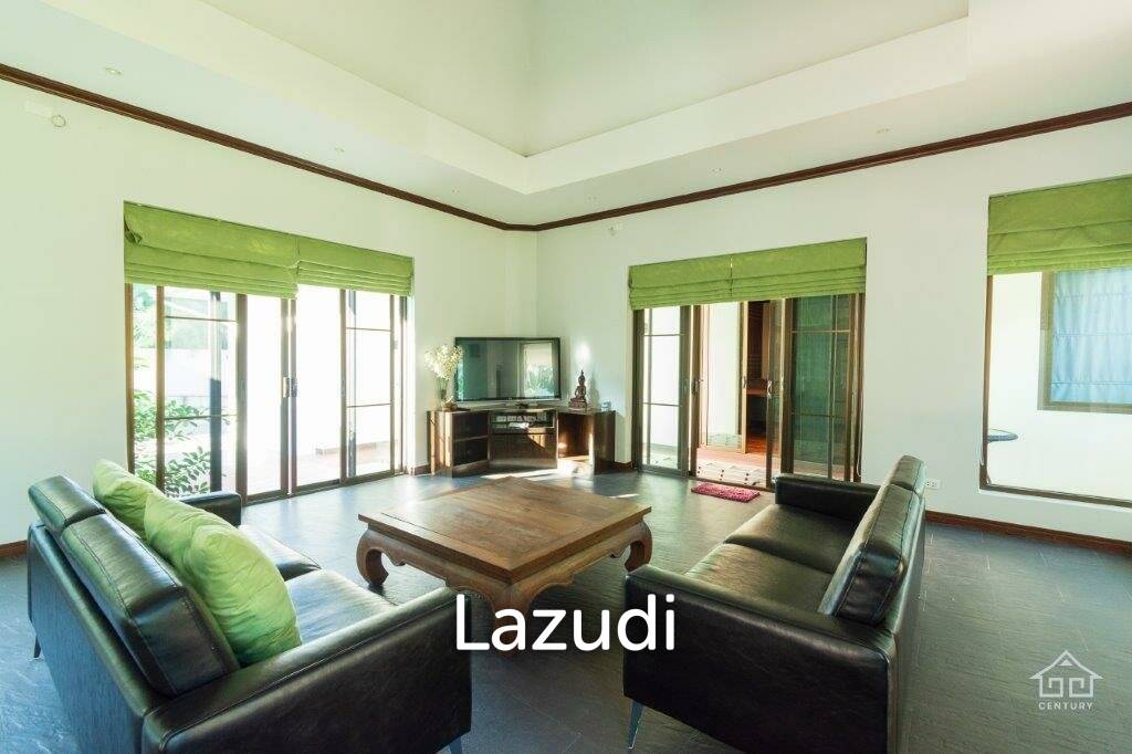 GROVE RESIDENCES : Beautiful Bali Style 3 bed pool villa on large land Plot