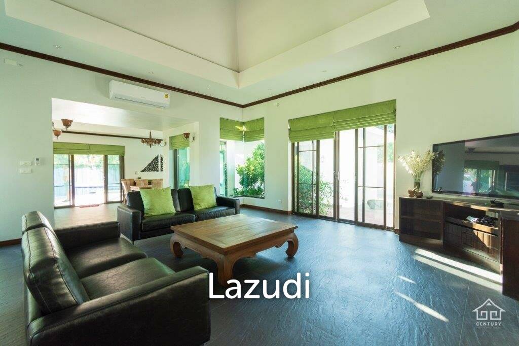 GROVE RESIDENCES : Beautiful Bali Style 3 bed pool villa on large land Plot