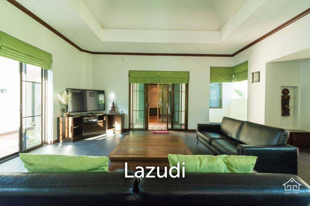 GROVE RESIDENCES : Beautiful Bali Style 3 bed pool villa on large land Plot