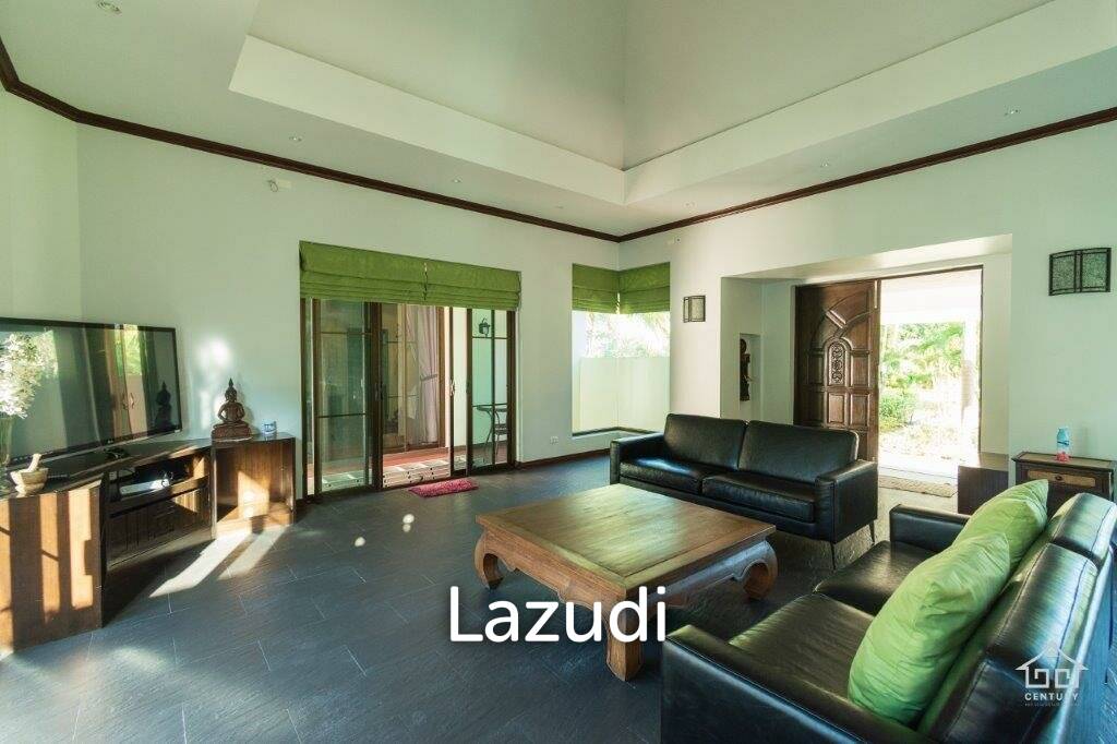 GROVE RESIDENCES : Beautiful Bali Style 3 bed pool villa on large land Plot