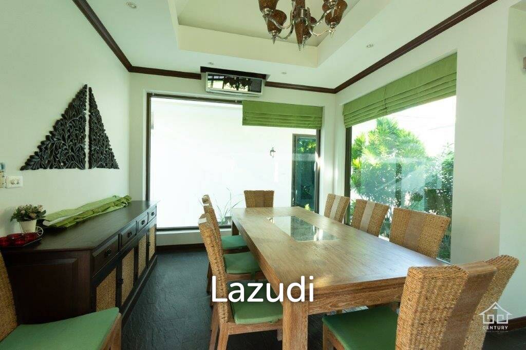 GROVE RESIDENCES : Beautiful Bali Style 3 bed pool villa on large land Plot