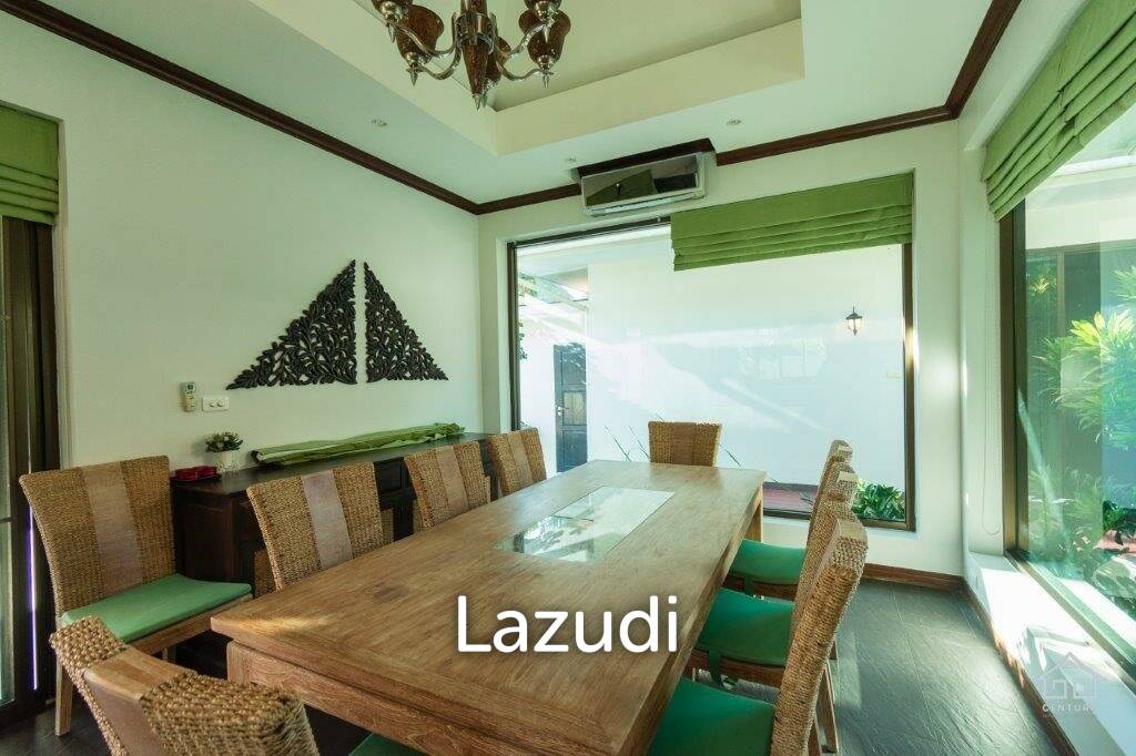 GROVE RESIDENCES : Beautiful Bali Style 3 bed pool villa on large land Plot