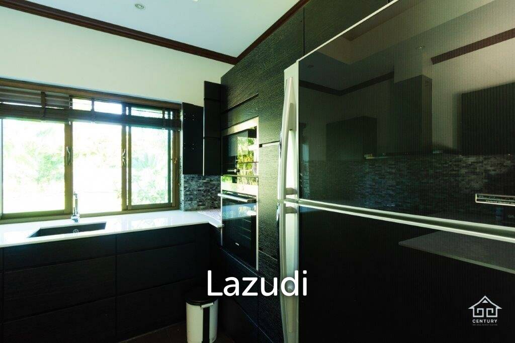 GROVE RESIDENCES : Beautiful Bali Style 3 bed pool villa on large land Plot