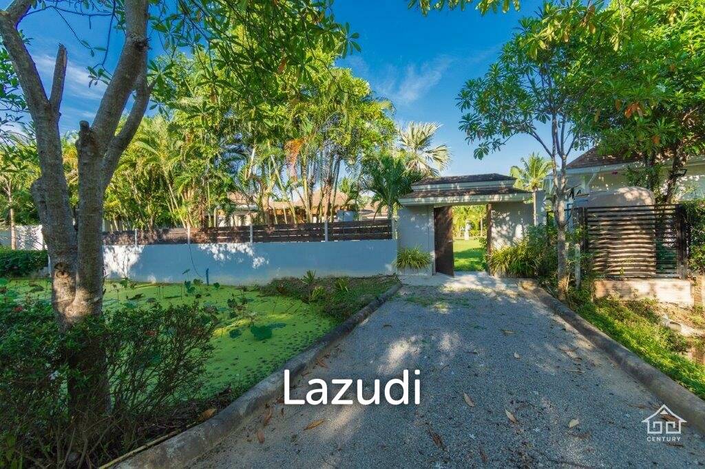 GROVE RESIDENCES : Beautiful Bali Style 3 bed pool villa on large land Plot