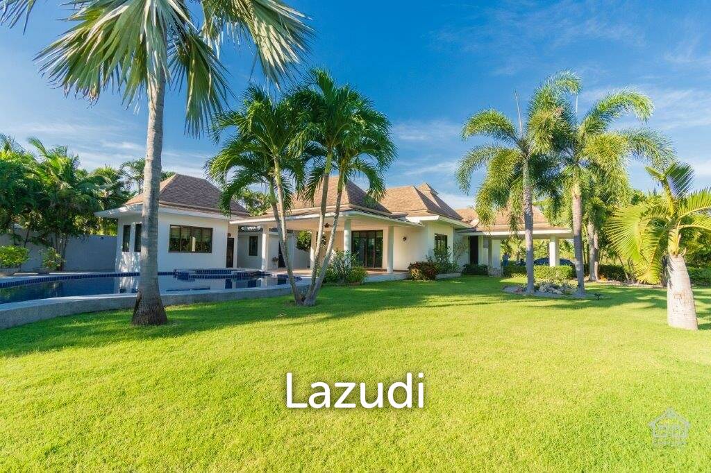 GROVE RESIDENCES : Beautiful Bali Style 3 bed pool villa on large land Plot