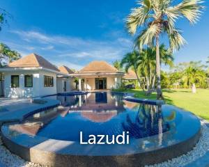 GROVE RESIDENCES : Beautiful Bali Style 3 bed pool villa on large land Plot