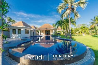 GROVE RESIDENCES : Beautiful Bali Style 3 bed pool villa on large land Plot