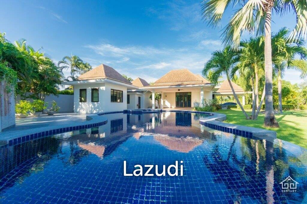 GROVE RESIDENCES : Beautiful Bali Style 3 bed pool villa on large land Plot