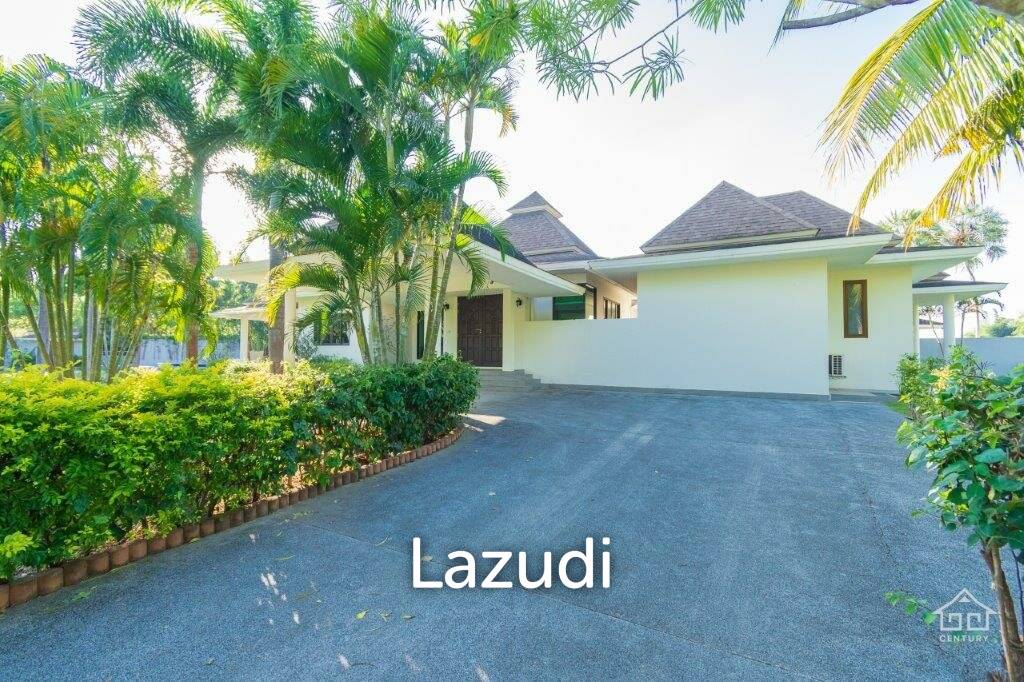 GROVE RESIDENCES : Beautiful Bali Style 3 bed pool villa on large land Plot