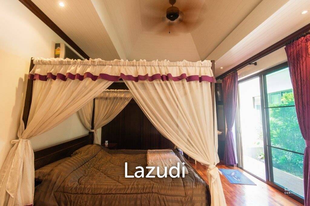 GROVE RESIDENCES : Beautiful Bali Style 3 bed pool villa on large land Plot