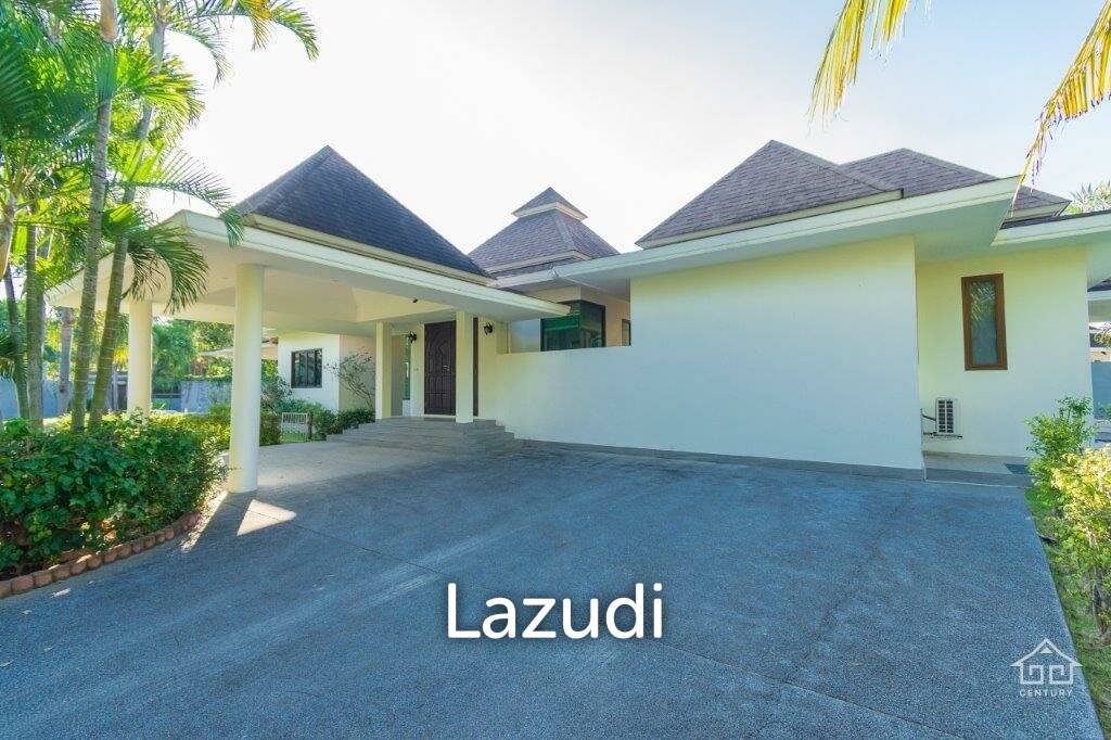 GROVE RESIDENCES : Beautiful Bali Style 3 bed pool villa on large land Plot