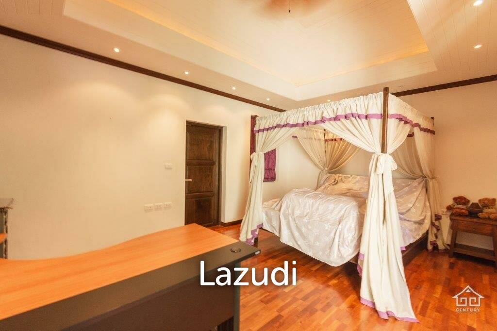 GROVE RESIDENCES : Beautiful Bali Style 3 bed pool villa on large land Plot