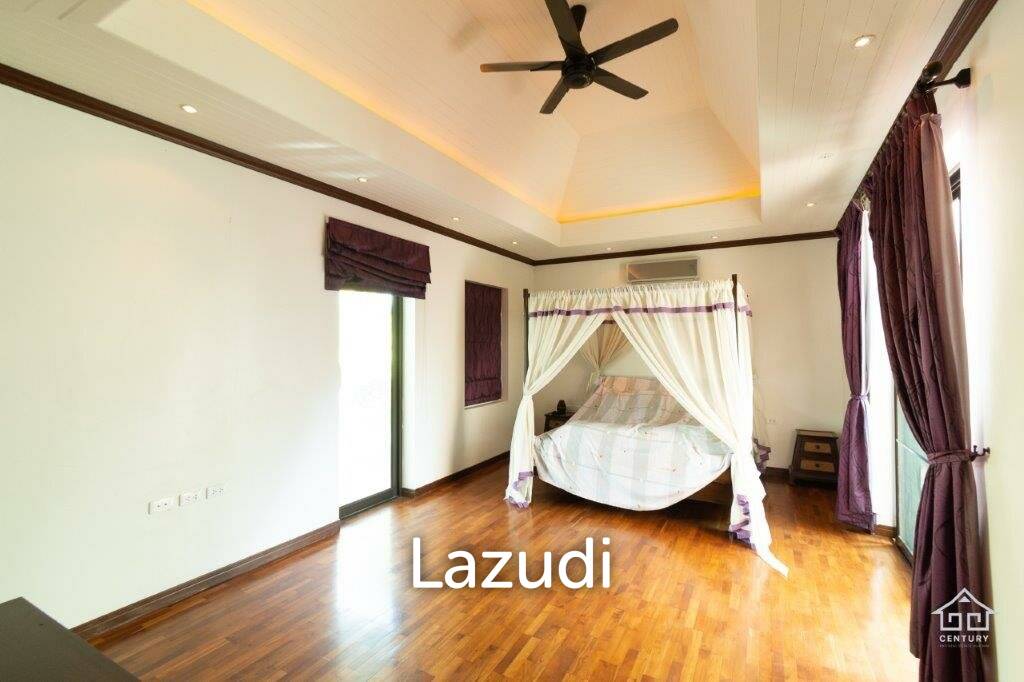 GROVE RESIDENCES : Beautiful Bali Style 3 bed pool villa on large land Plot