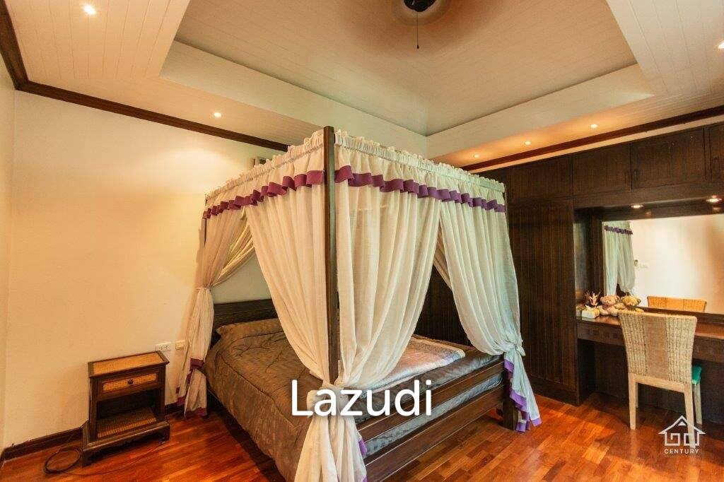 GROVE RESIDENCES : Beautiful Bali Style 3 bed pool villa on large land Plot