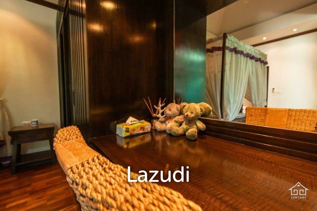 GROVE RESIDENCES : Beautiful Bali Style 3 bed pool villa on large land Plot