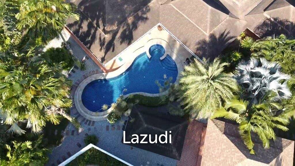 GROVE RESIDENCES : Beautiful Bali Style 3 bed pool villa on large land Plot