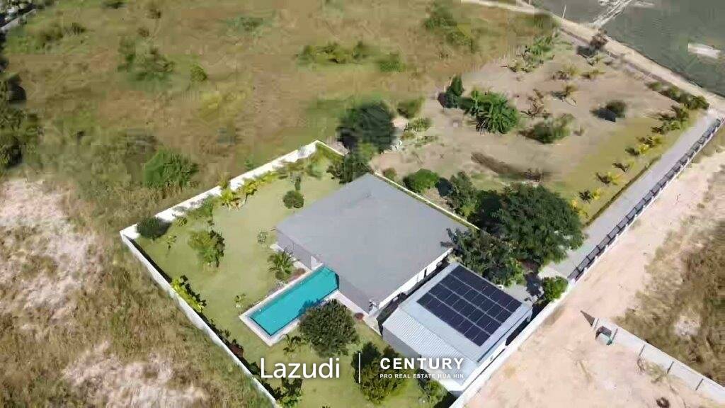 Newly constructed 3 bed pool villa on large land plot near Black Mountain Golf Course