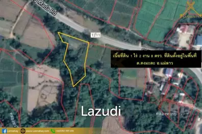Land for sale on the road