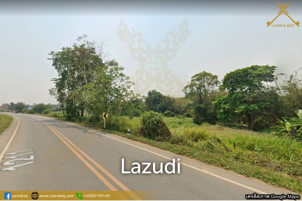 Land for sale on the road