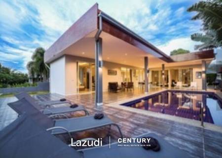 BLACK LOTUS : Quality 3 bed pool villa