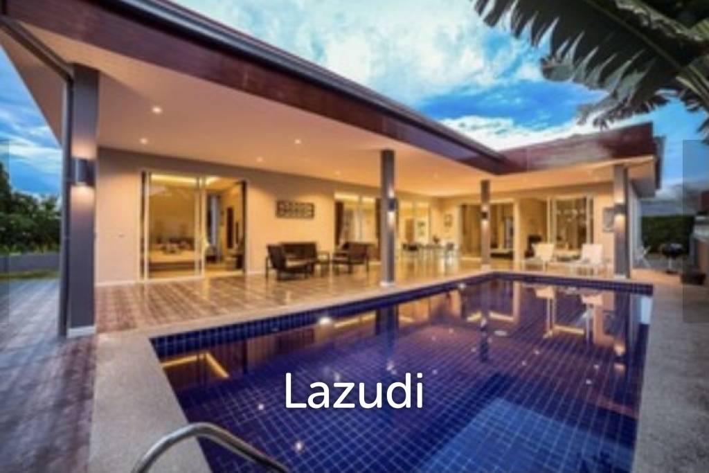 BLACK LOTUS : Quality 3 bed pool villa