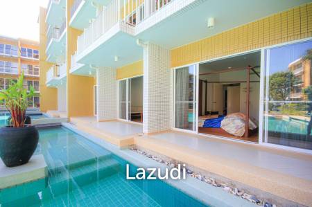 Direct Pool Access - Stunning 2 Bed 2 Bath at Baan Ploen Talay