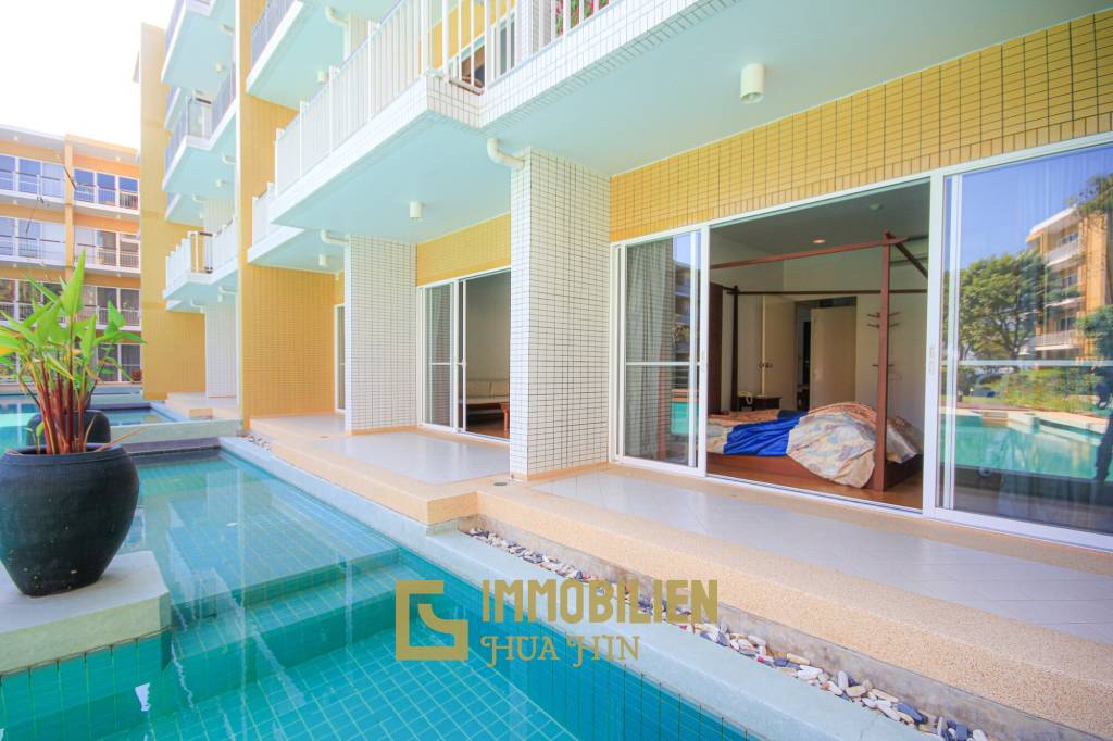 Direct Pool Access - Stunning 2 Bed 2 Bath at Baan Ploen Talay