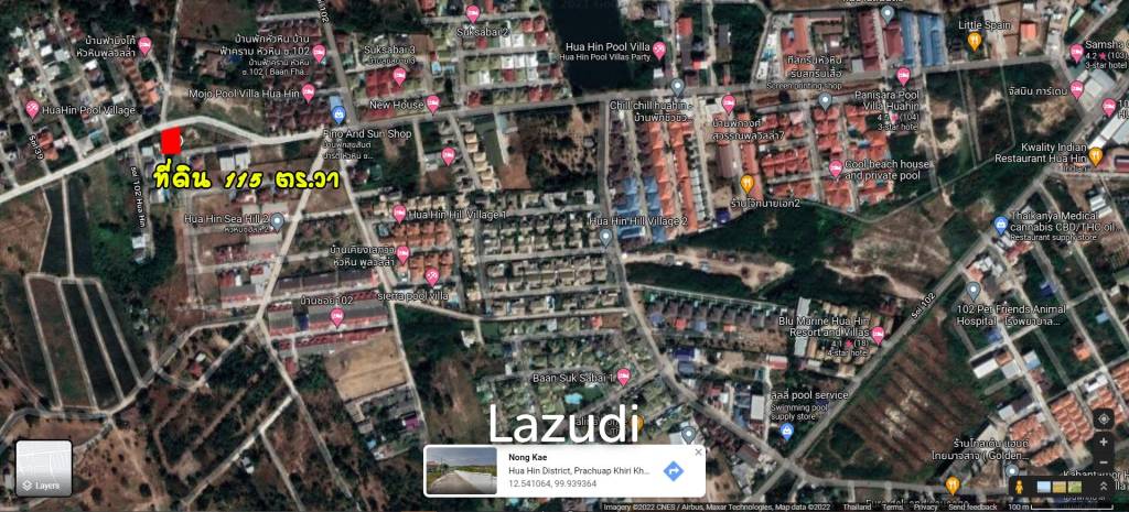 Hillside land for sale in Hua Hin Soi 102