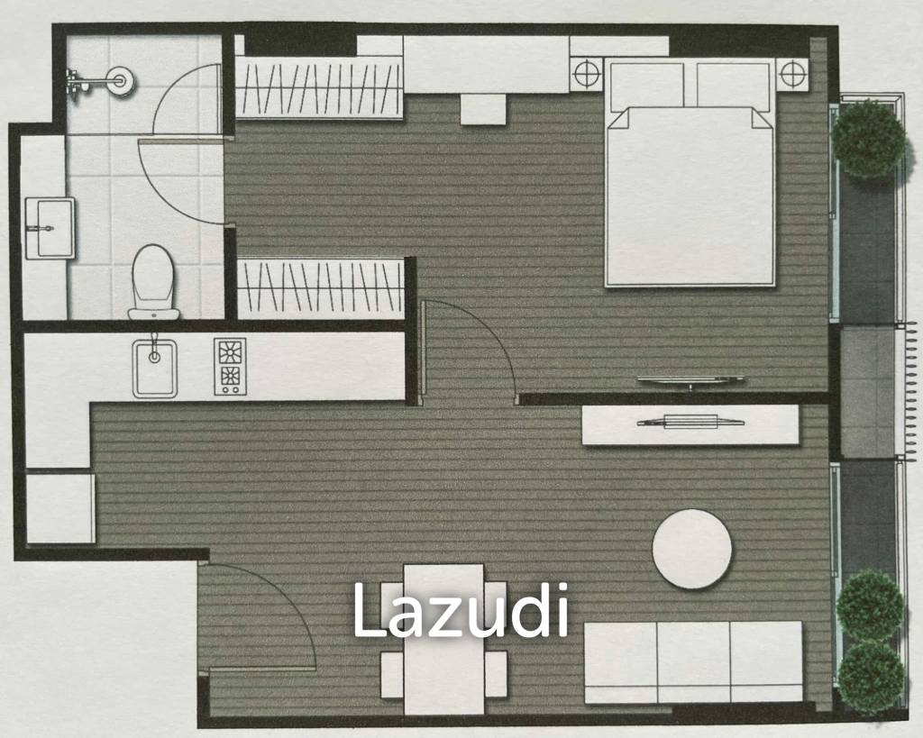 1 Bed 1 Bath 42 Sqm Noble Ambience Sukhumvit 42