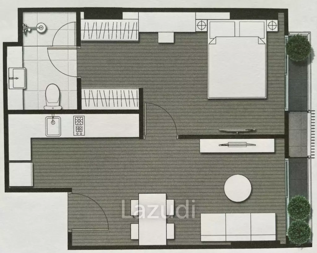 1 Bed 1 Bath 42 Sqm Noble Ambience Sukhumvit 42
