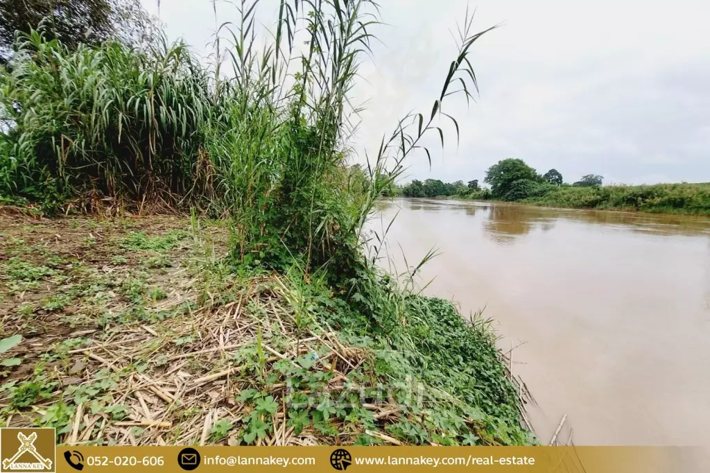 Beautiful Land Next to The Kok River and the road.
