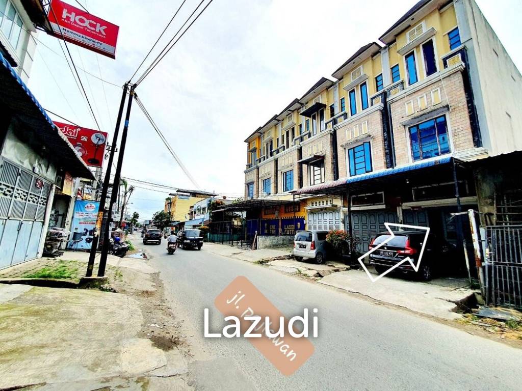 Jual Ruko di Kota Medan Dekat RSUD Pirngadi Medan, Universitas Medan, Medan Mall, Stasiun Medan