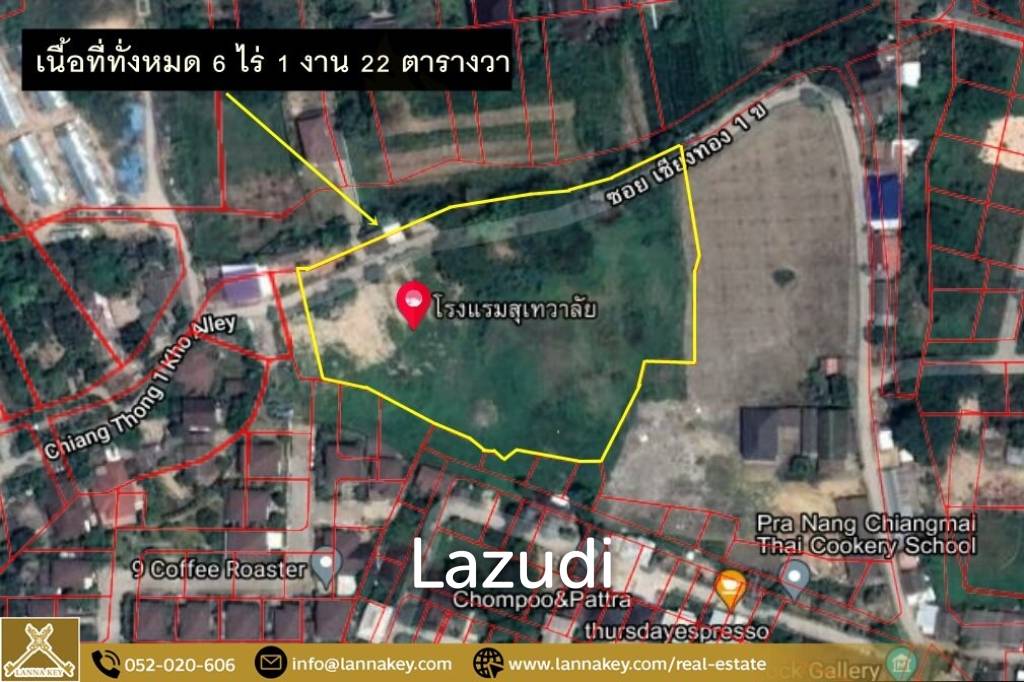 Land in Center ​of The City near Chiang Mai Airport