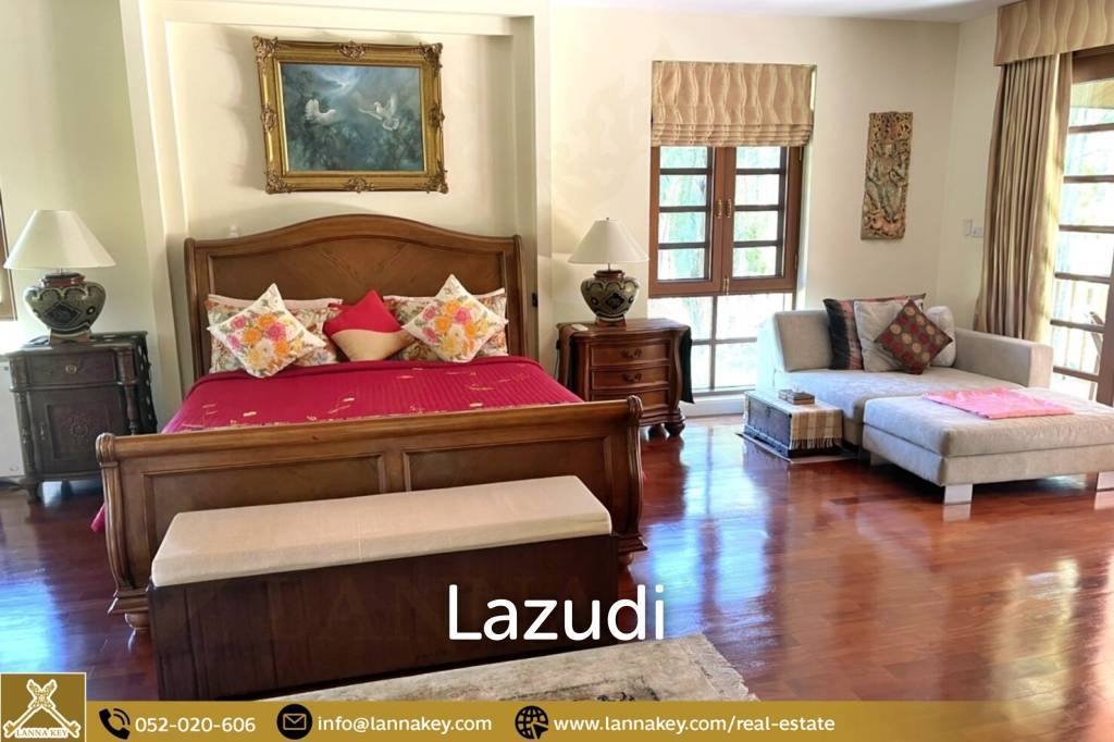 Luxury house for sale in Summit Golf Course, Green Valley, Chiang Mai.