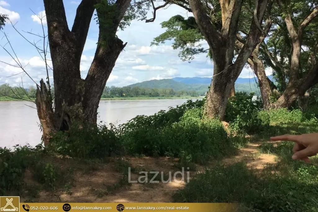 Land in Chiang Sean Next to The Mekong River
