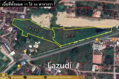 Sell ​​vacant land on the road