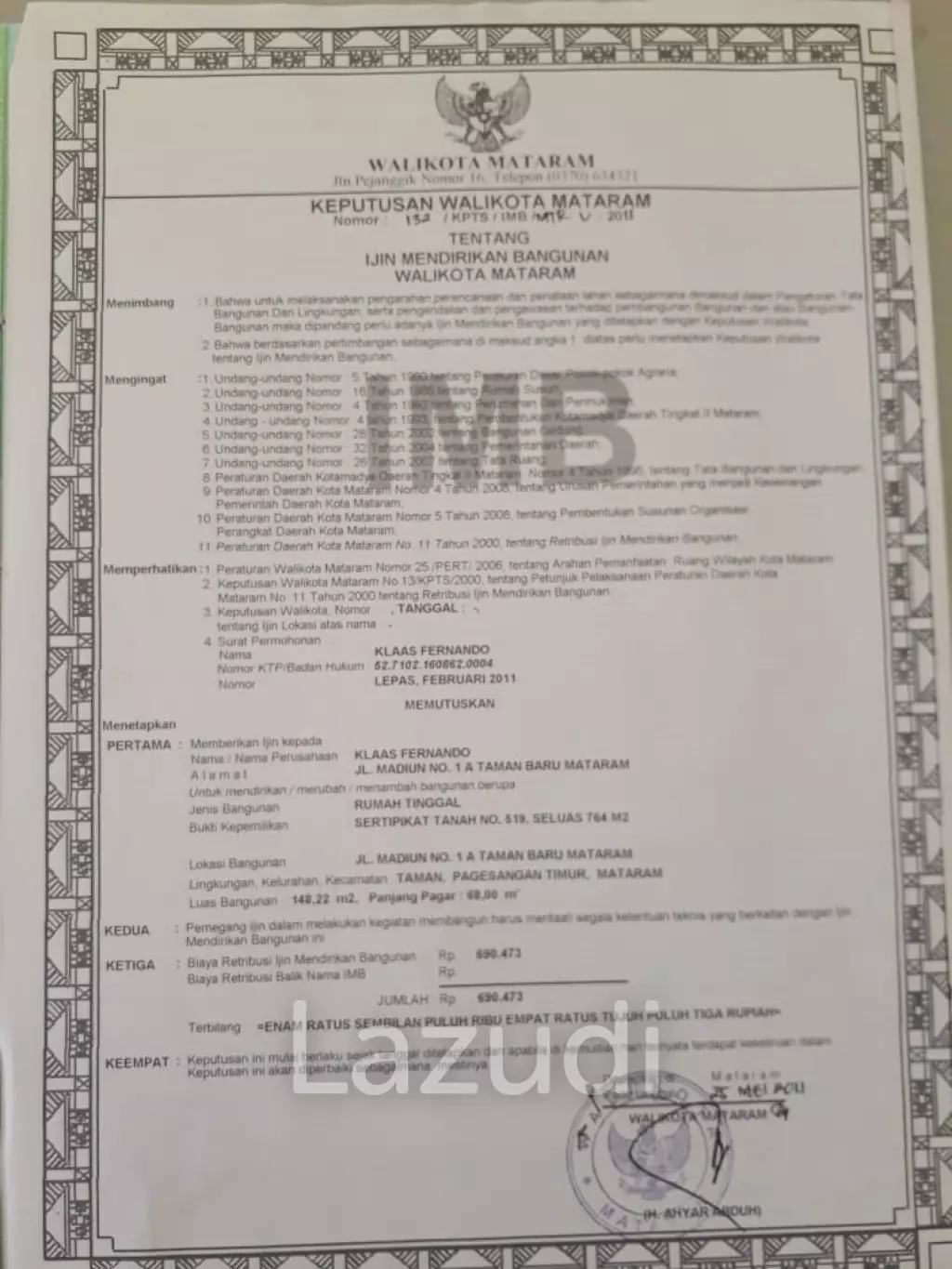 Jual Rumah Dekat Mall Epicentrum Lombok, Mall Mataram, Universitas Mataram, RSUD Mataram