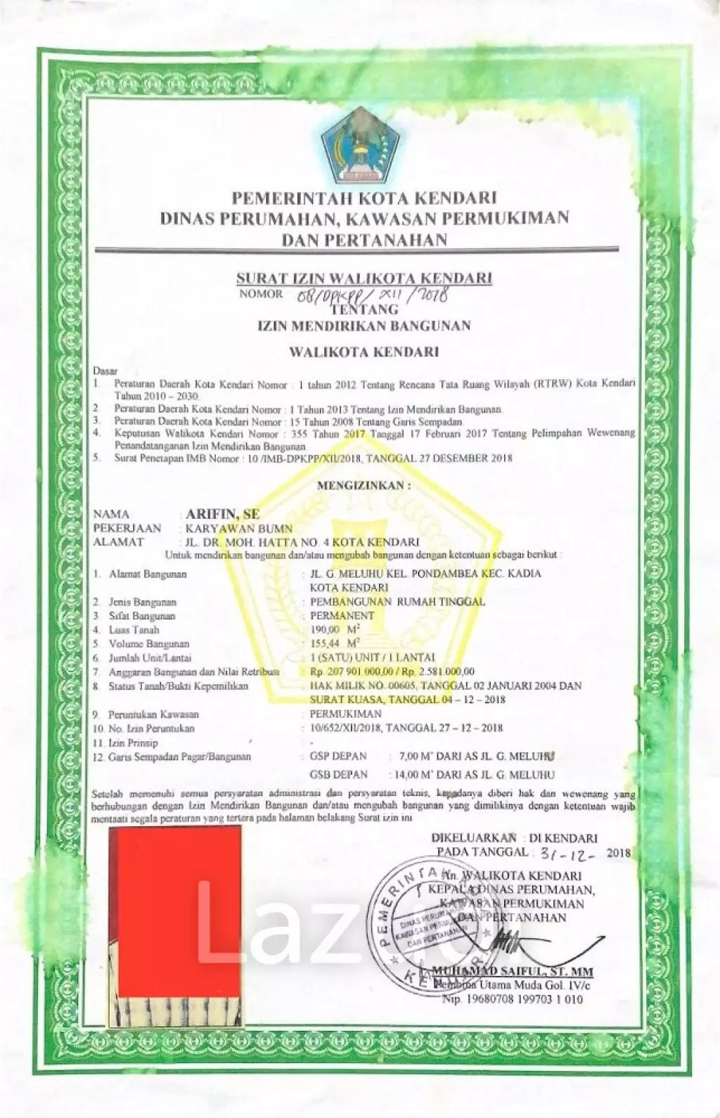 Jual Rumah di Kota Kendari Dekat Kantor Walikota Kendari, RS Bhayangkara Kendari dan Mall Mandonga