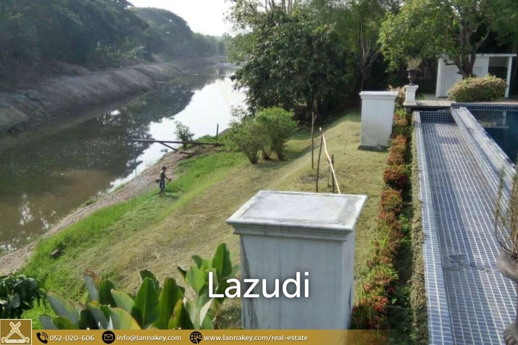 Villa with Swimming pool For Sale Next to the Ping River.