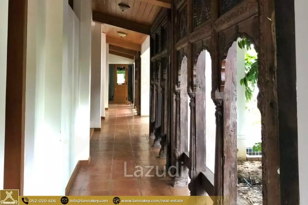 Villa with Swimming pool For Sale Next to the Ping River.