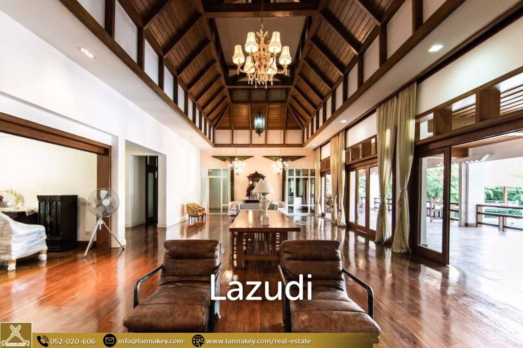 Villa with Swimming pool For Sale Next to the Ping River.