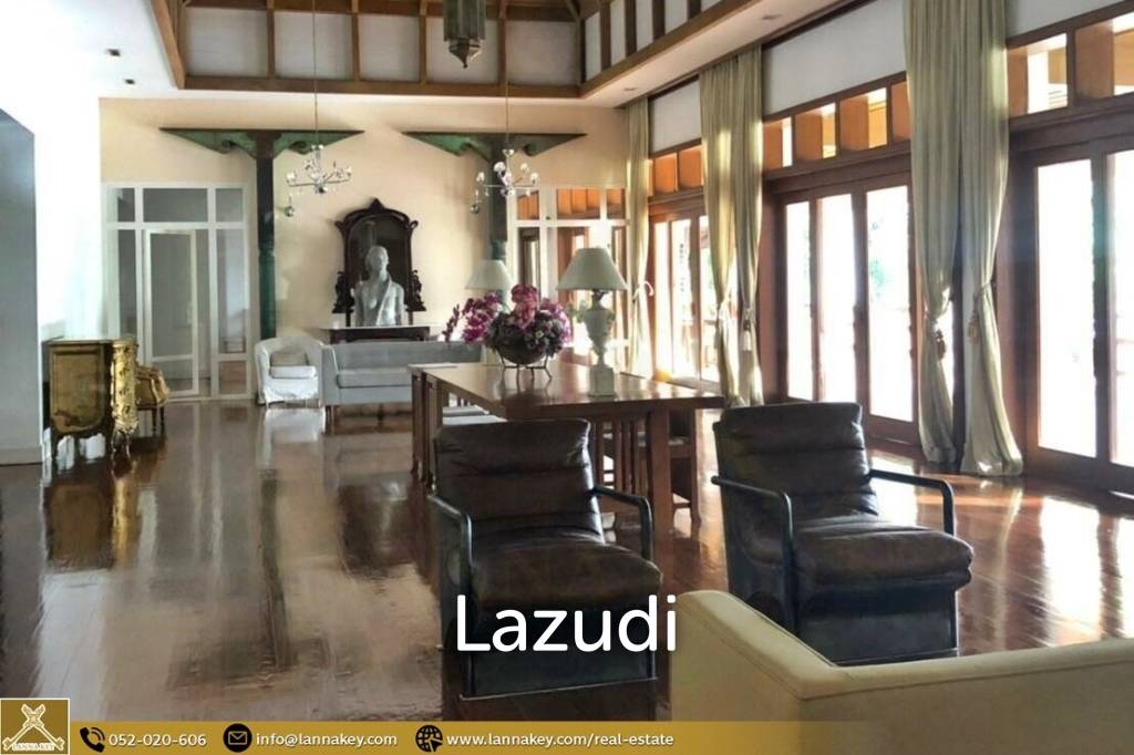 Villa with Swimming pool For Sale Next to the Ping River.