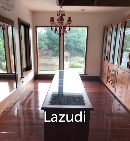 ขายวิลล่าพร้อมสระว่ายน้ำติดกับแม่น้ำปิงในอ.แม่ริม