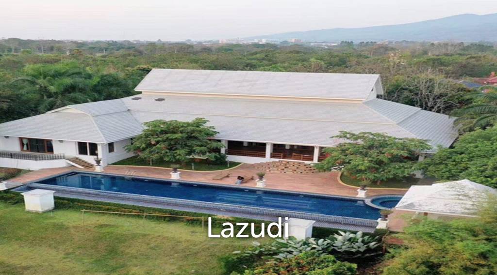 ขายวิลล่าพร้อมสระว่ายน้ำติดกับแม่น้ำปิงในอ.แม่ริม