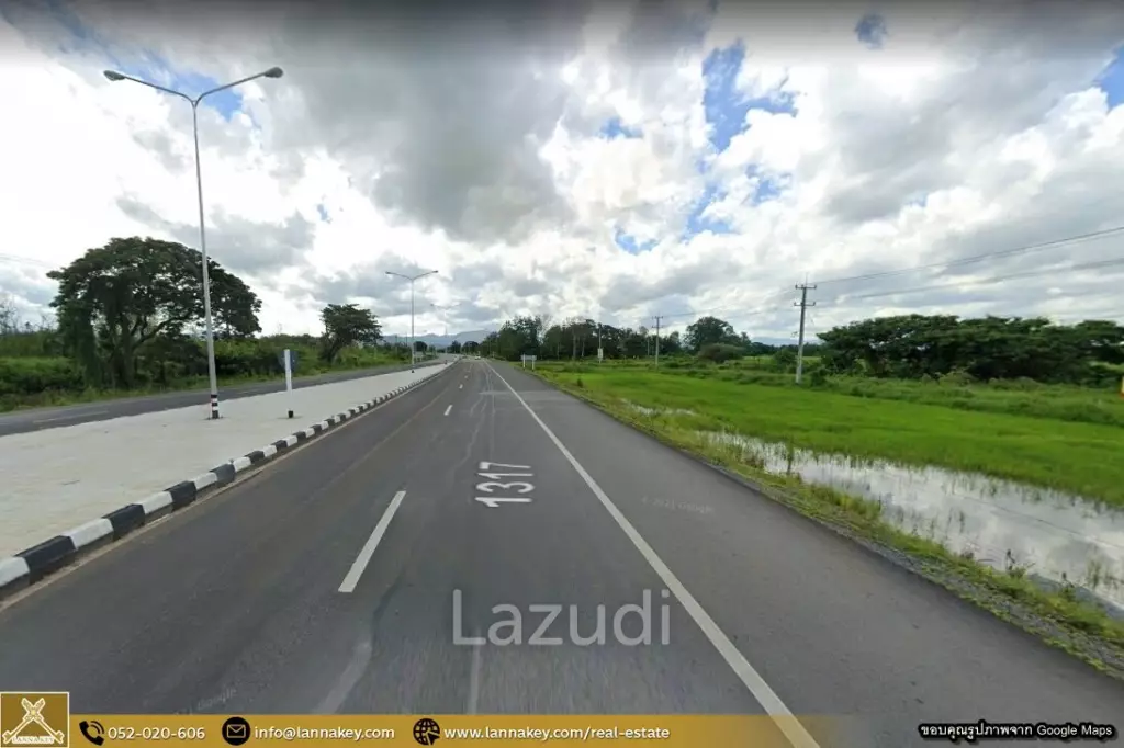 Land next to the main road, prime location