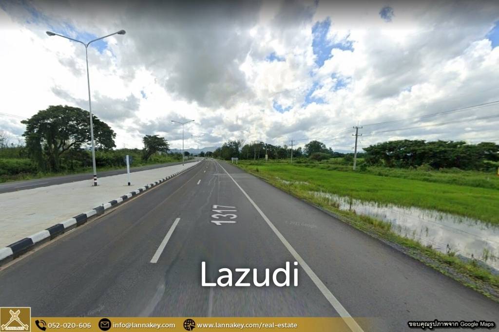 Land next to the main road, prime location