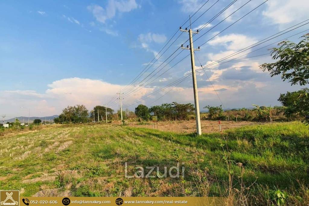 Land next to the main road, prime location