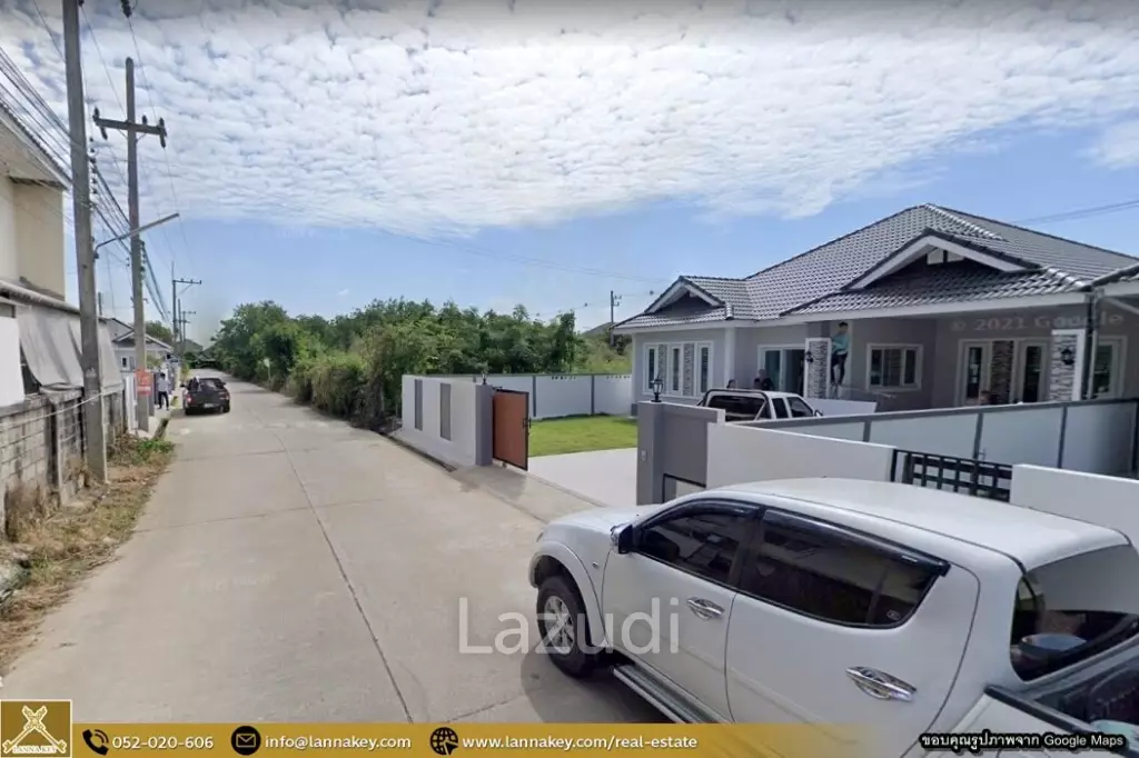 Vacant land next to the project house